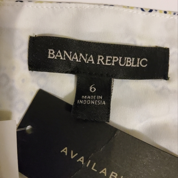 NWT! Banana Republic Fit & Flare Asymmetrical Surplice Spaghetti Strap Size 6 - Picture 8 of 9
